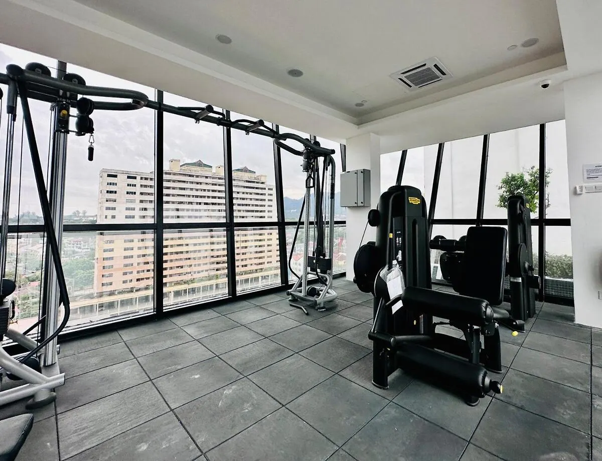 Apartment Cozy Luxury Suites Urban In Penang City View 10Pax George Town