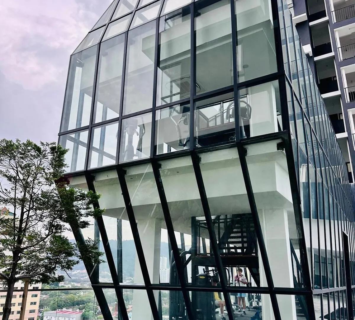 Apartment Cozy Luxury Suites Urban In Penang City View 10Pax George Town