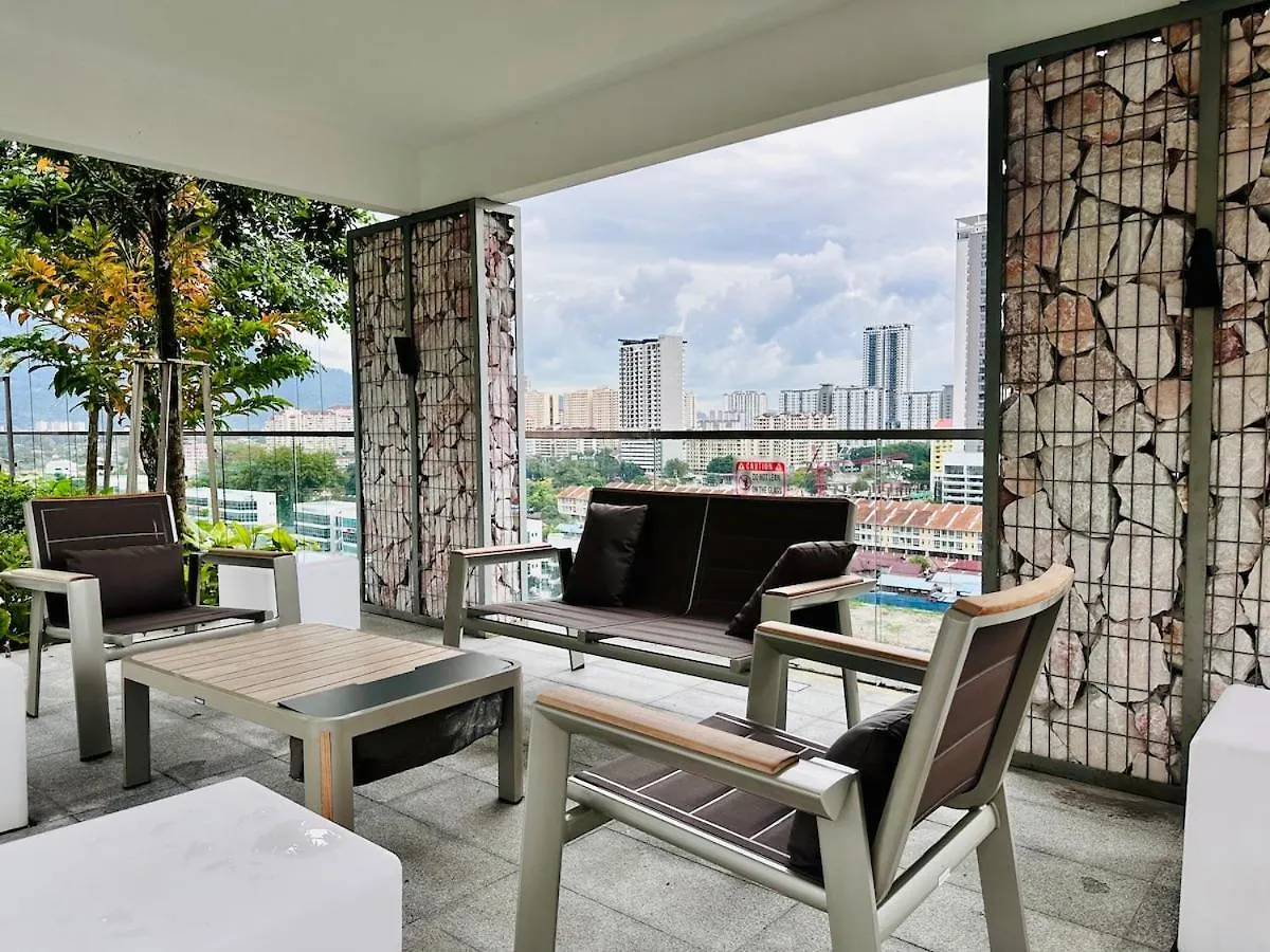 Cozy Luxury Suites Urban In Penang City View 10Pax George Town Apartment