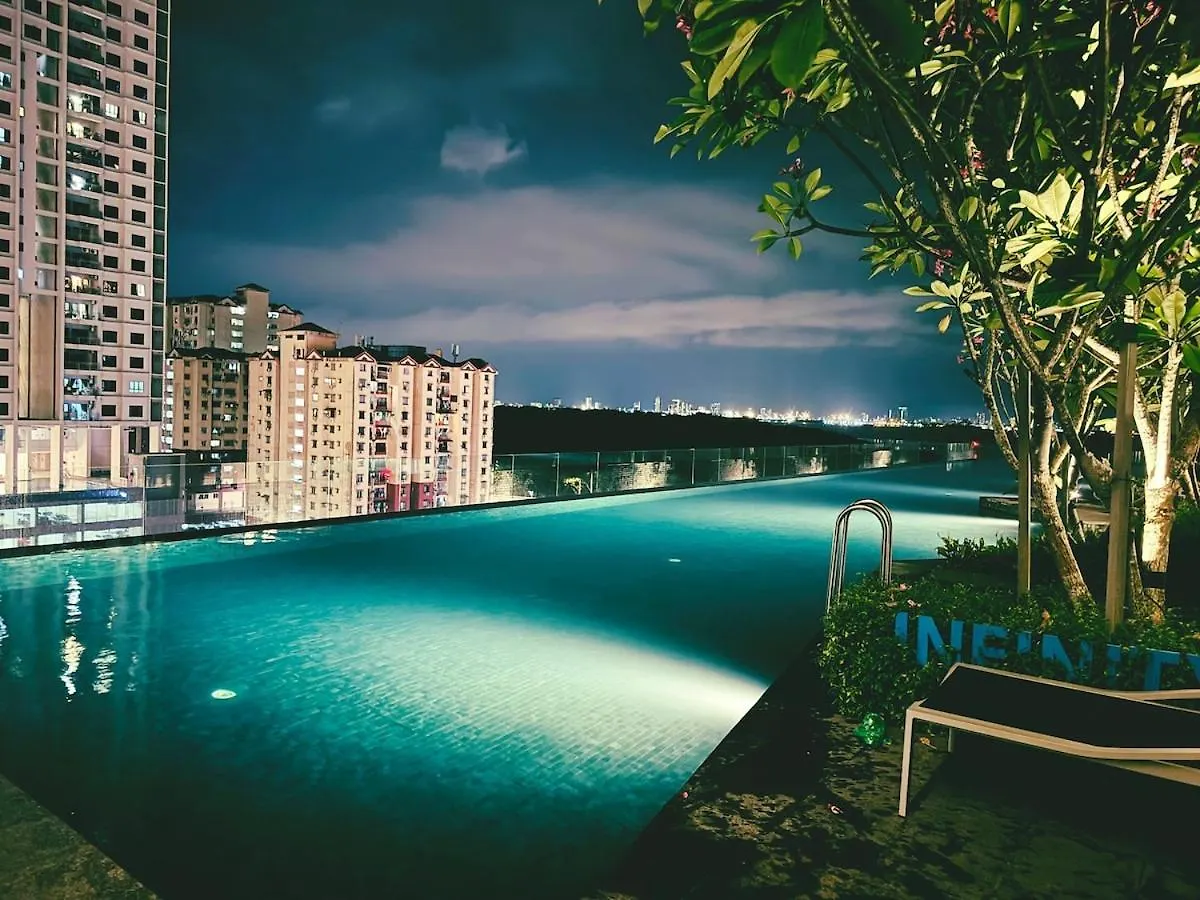 Apartment Cozy Luxury Suites Urban In Penang City View 10Pax George Town Malaysia
